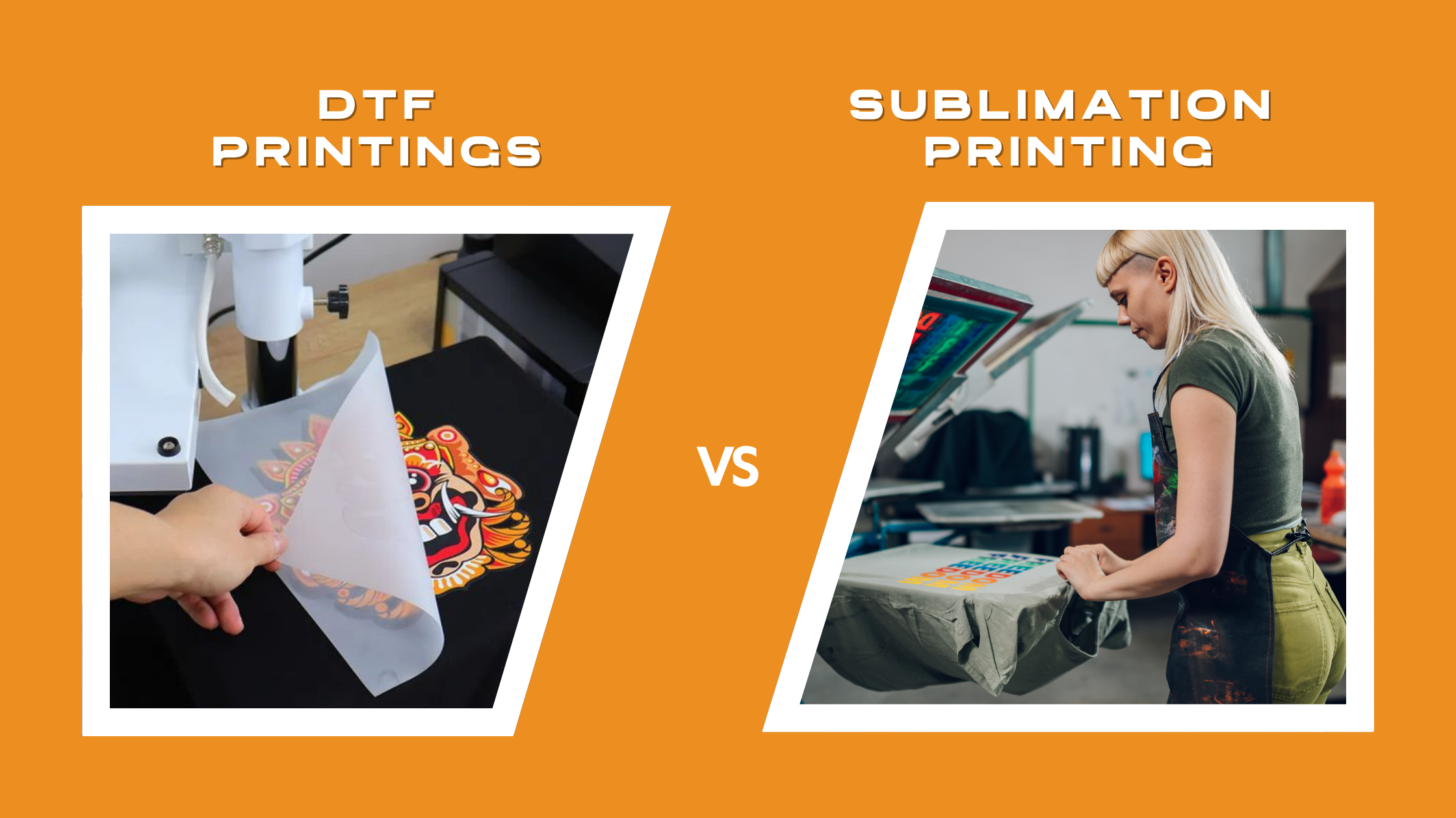 DTF Printing vs. Sublimation Printing: Pros, Cons, and Use Cases